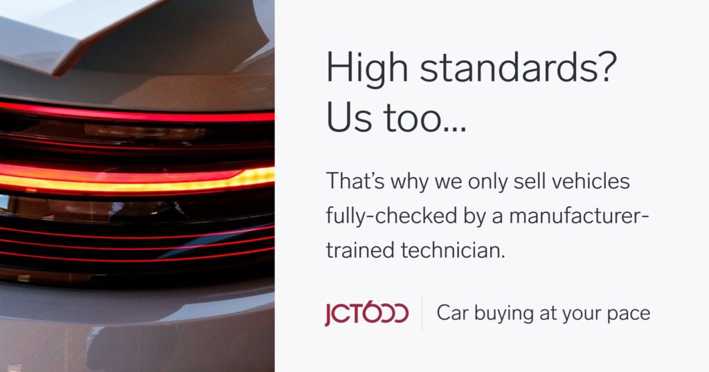 High standards? Us too... That's why we only sell vehicles fully-checked by a manufacturer-trained technician. 