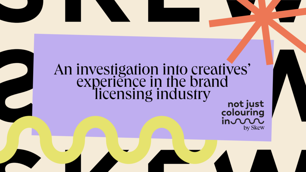 Title slide: "An investigation into creatives' experience in the brand licensing industry"